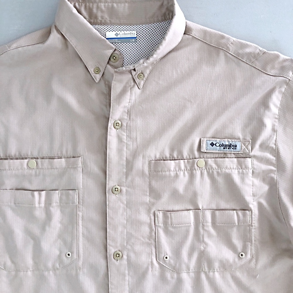 Columbia PFG Men's Omni Shade Outdoor Shirt Large - Picture 4 of 7